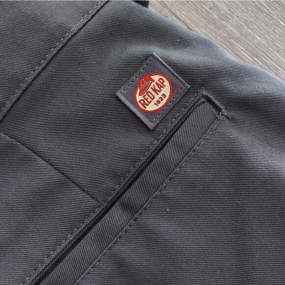 Red Kap Mens Work Cargo Pants 30x33 Gray Polyester/Cotton Blend Durable - Picture 4 of 7